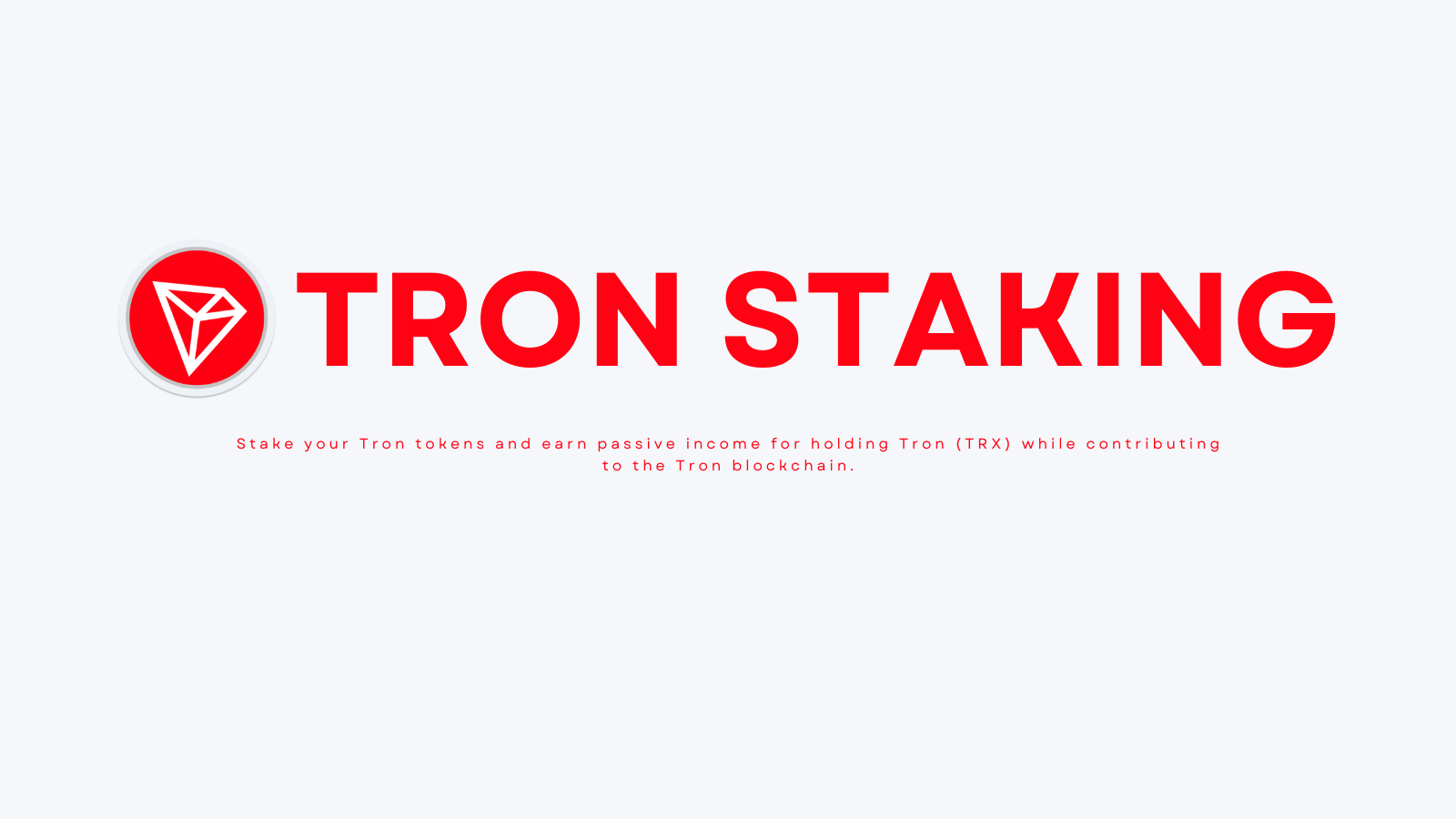 Tron Staking hero image